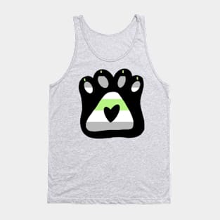 Agender Paw Print Tank Top